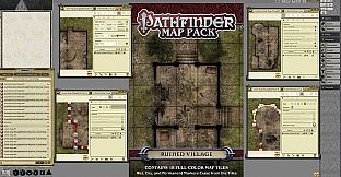 Fantasy Grounds - Pathfinder RPG - Map Pack - Ruined Village