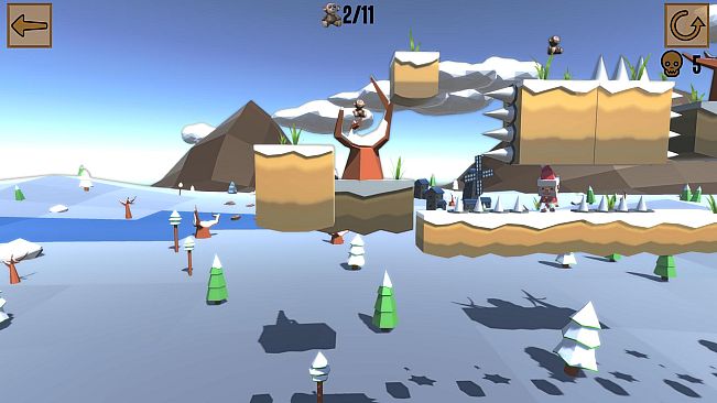 Santa in search of toys