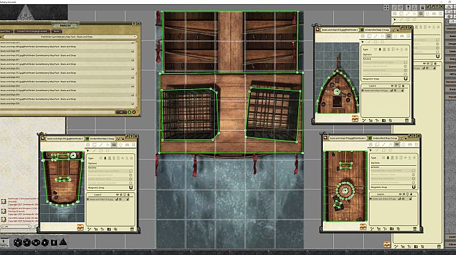 Fantasy Grounds - Pathfinder RPG - GameMastery Map Pack Boats and Ships
