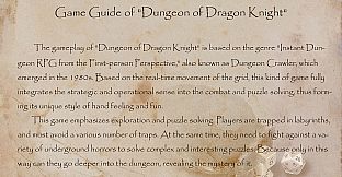 Dungeon Of Dragon Knight - Handbook