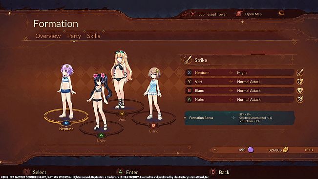 Super Neptunia RPG Swimsuit Set