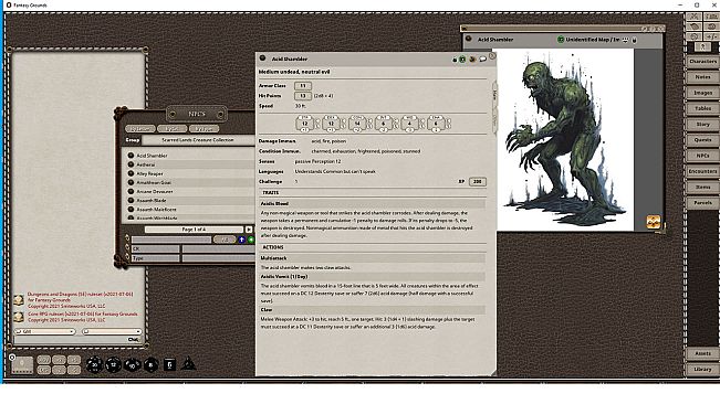 Fantasy Grounds - Scarred Lands Creature Collection