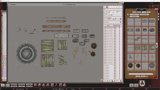 Fantasy Grounds - FG Haunted Interiors Map Pack