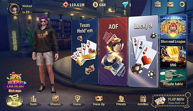 Hi Poker 3D:Texas Holdem