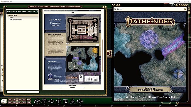 Fantasy Grounds - Pathfinder RPG - Pathfinder Flip-Mat: Treasure Trove