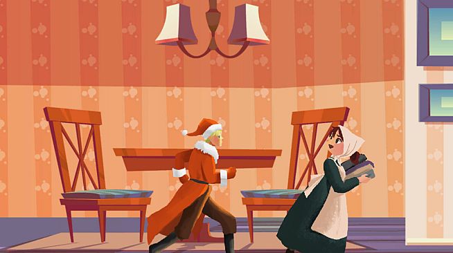 Santa and present chaos