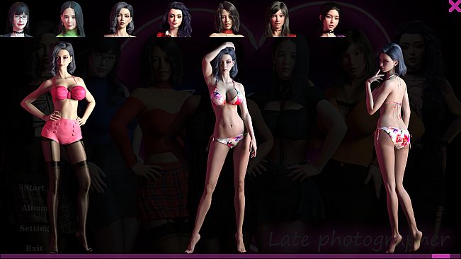 Late photographer-puzzle-Swimsuit party