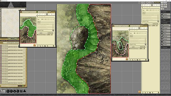 Fantasy Grounds - Pathfinder RPG - Map Pack: Perilous paths