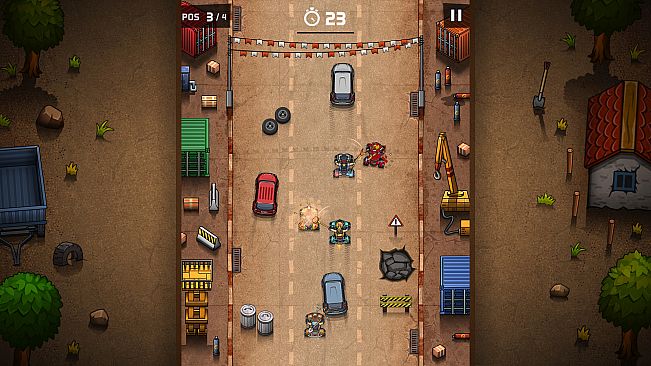 Rude Racers: 2D Combat Racing
