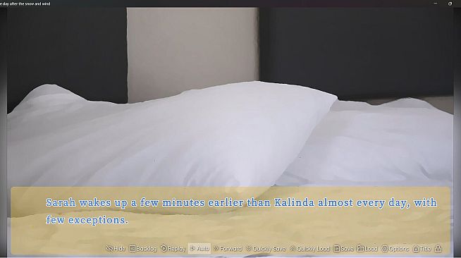 One day after the snow and wind