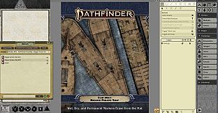 Fantasy Grounds - Pathfinder RPG - Pathfinder Flip-Mat: Bigger Pirate Ship