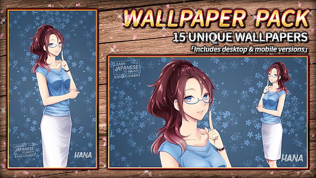 Learn Japanese To Survive! Kanji Combat - Wallpaper Pack