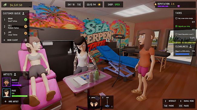 Tattoo Shop Owner