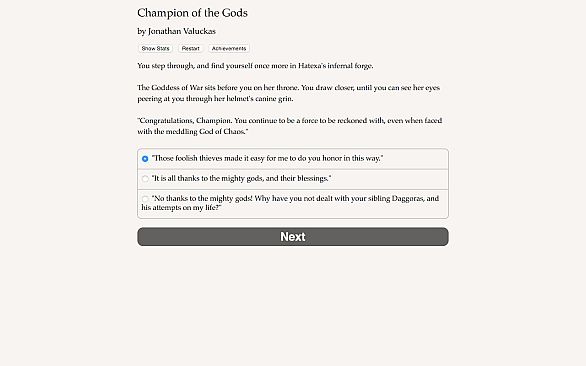 Champion of the Gods