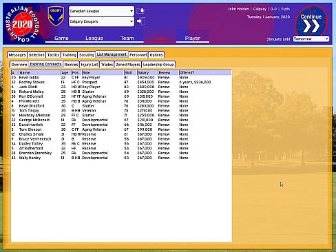 Australian Football Coach 2020