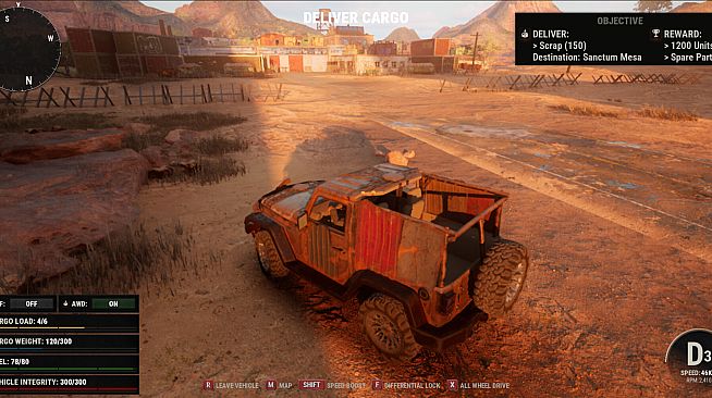 CARGO: Co-Op Delivery Simulator in Post Apocalyptic World