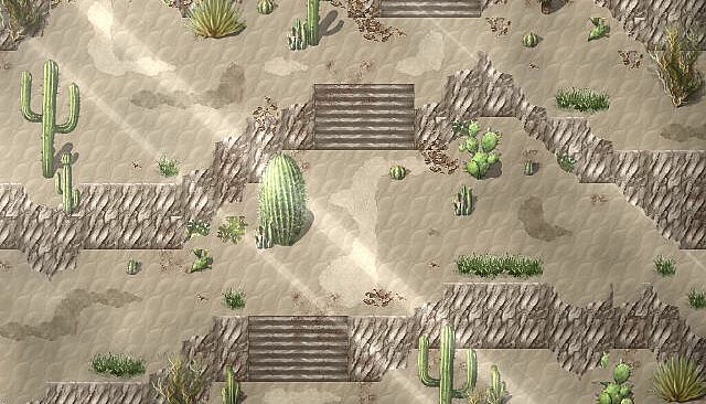 RPG Maker MZ - KR Untamed Desert Tileset