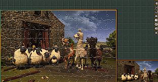 Pixel Puzzles Aardman Jigsaws: The Farmers Llamas