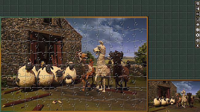 Pixel Puzzles Aardman Jigsaws: The Farmers Llamas