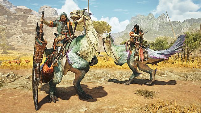 Monster Hunter Wilds - Photo Pose: Seikret Battle-Ready Pose