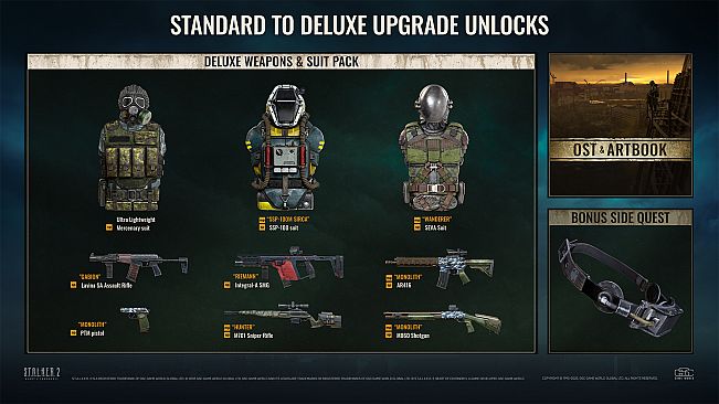 S.T.A.L.K.E.R. 2: HoC  — Standard to Deluxe pack