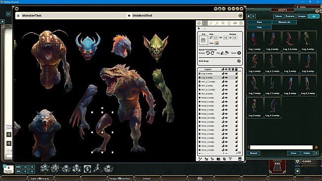 Fantasy Grounds - FG Monster Kit Art Pack