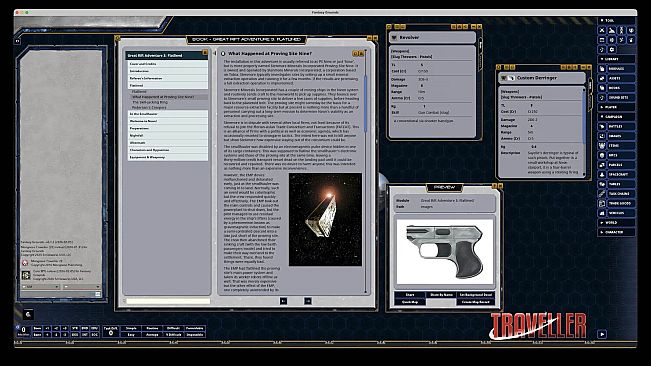 Fantasy Grounds - Traveller Great Rift Adventure 3: Flatlined