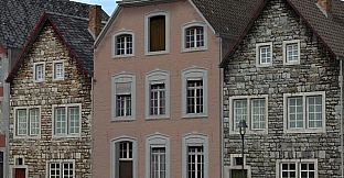 Modelset 1 - Railstation, Houses, Barn