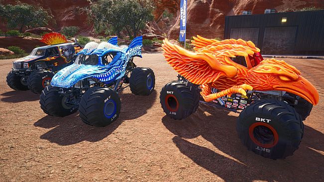 Monster Jam Steel Titans - Fire & Ice Truck Bundle