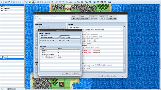 RPG Maker MZ - CAMERA MOVEMENT PLUGIN