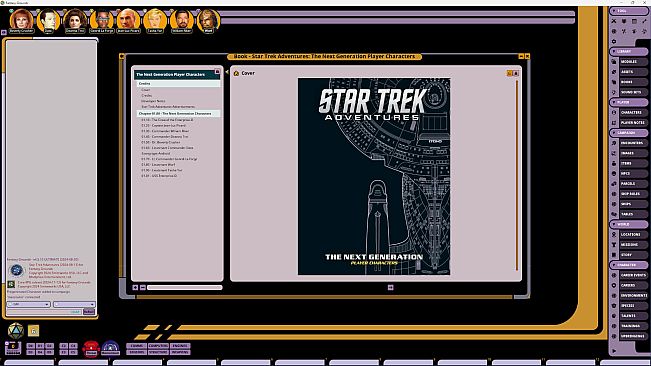 Fantasy Grounds - Star Trek Adventures: The Next Generation Player Characters