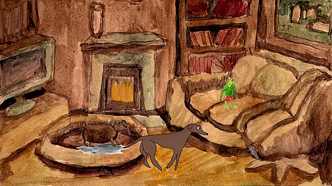 Melly the naughty dog