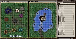 Fantasy Grounds - 0one's Colorprints #9: Woodland Glades (Map Pack)