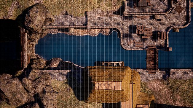 RPGScenery - Medieval Port Scene