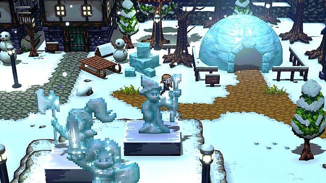 RPG Developer Bakin PixelScapes Winter Pack