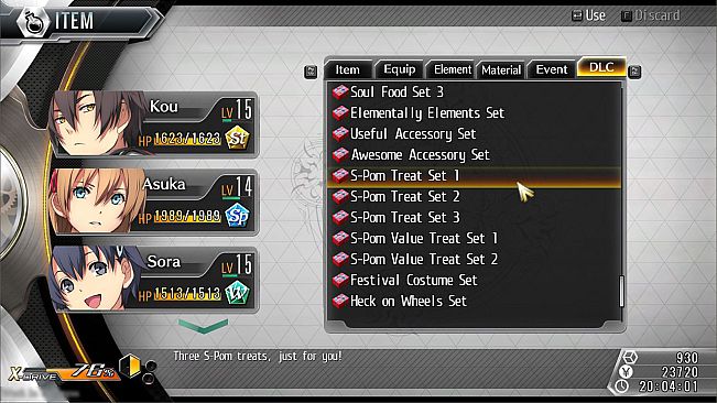 Tokyo Xanadu eX+: S-Pom Treat Bundle