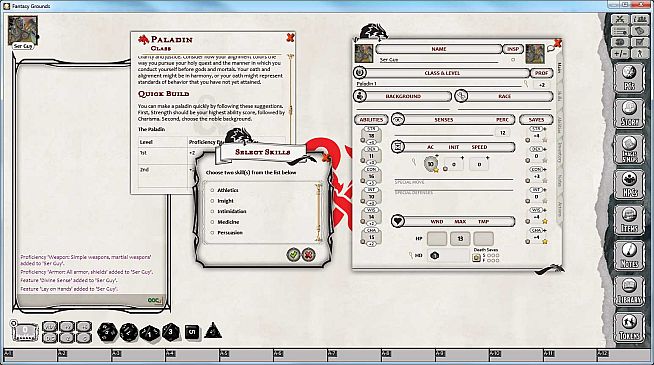 Fantasy Grounds - D&D Paladin Class Pack