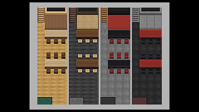 RPG Maker MZ - SERIALGAMES LivingGoodCity TILESET Japanese Restaurant SET