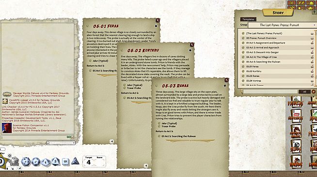 Fantasy Grounds - The Last Parsec: Pranac Pursuit (Savage Worlds)