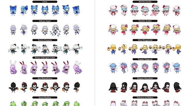 Touhou Danmaku Kagura Phantasia Lost - Artbook