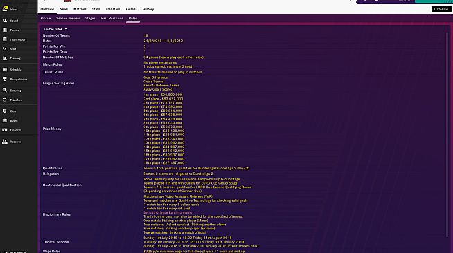 Football Manager 2019 Touch - No Work Permits
