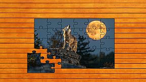 Bear vs. Wolf Jigsaw Puzzle