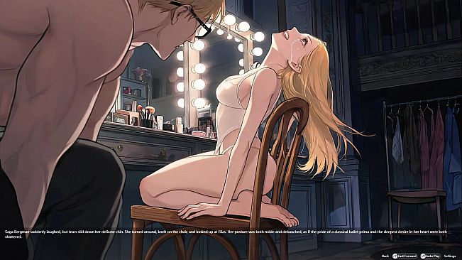 The female ballet teacher knelt down and begged me for exclusive training