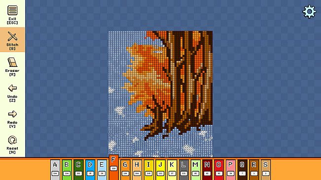 Pixel Cross Stitch - Autumn Pack 3