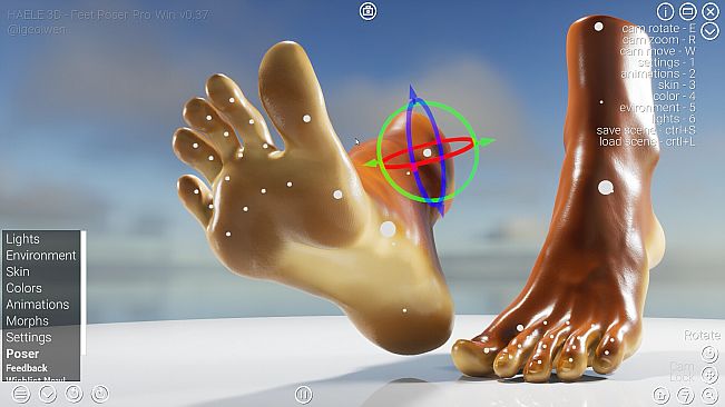 HAELE 3D - Feet Poses Pro - Drawing References