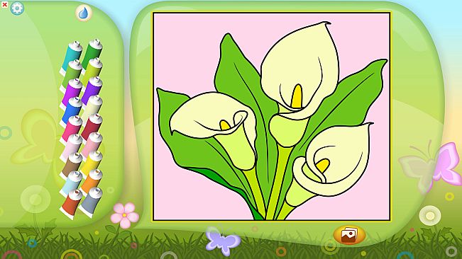 Color by Numbers - Flowers