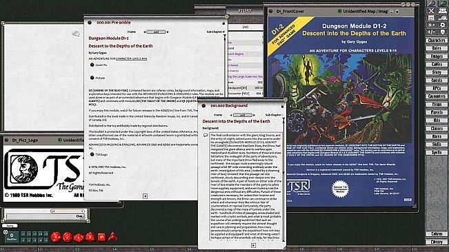 Fantasy Grounds - D&D Classics: D1-2 Descent into the Depths of the Earth (1E)