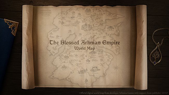 The Life and Suffering of Prince Jerian — Digital World Map