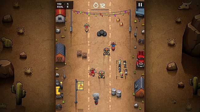 Rude Racers: 2D Combat Racing