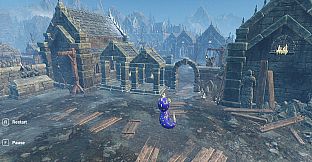 Worm in horror place